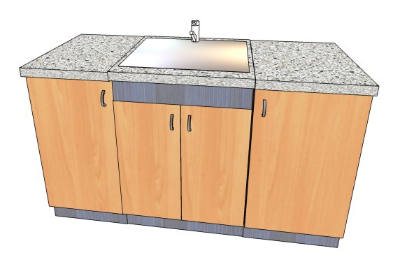 مجلس الوزراء تحت الحوض بأيديهم من MDF