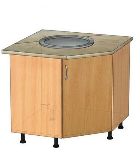 حجر الرصيف تحت الحوض