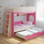 سرير قابل للطي لثلاثة أطفال