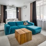 أريكة زرقاء