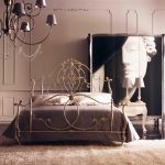 تصميم سرير الحديد المطاوع