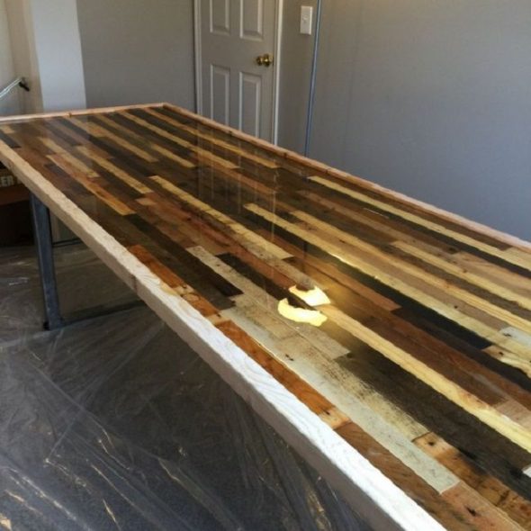 الخشب وراتنج الايبوكسي