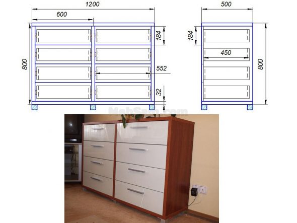 خزانة ذات أدراج