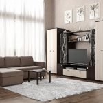 صوفا زاوية في غرفة المعيشة