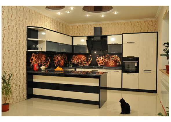 مجموعات المطبخ على شكل ع