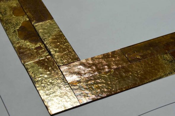 فسيفساء وإطار الصمامات لمرآة