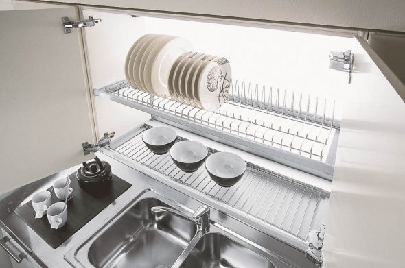 مجفف في خزانة