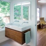 طاولة السرير تحت الحوض