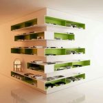 رفوف الزاوية غير عادية