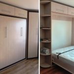 المدمج في السرير في خزانة