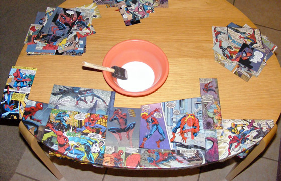 الفراغات ل decoupage