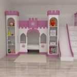 القلعة مع السرير والشريحة الاميرة