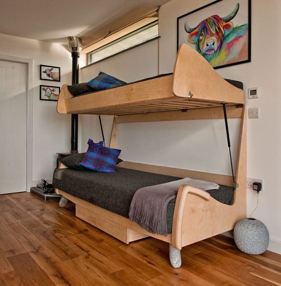 الخشب أريكة قابلة للتحويل