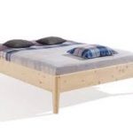 السرير دون اللوح الأمامي هدوء الصنوبر