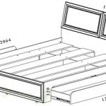 سرير مزدوج Fiesta-M KR-504 160x200 ينجي