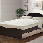 سرير مزدوج مع أدراج دون ساق الظهر 1600