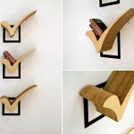 على واحد أو اثنين من الرف على الحائط