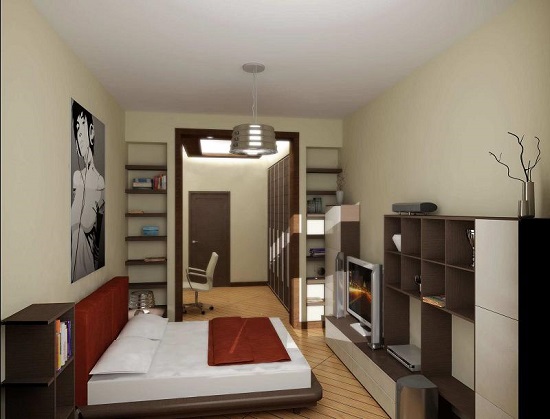 مقابل باب الغرفة