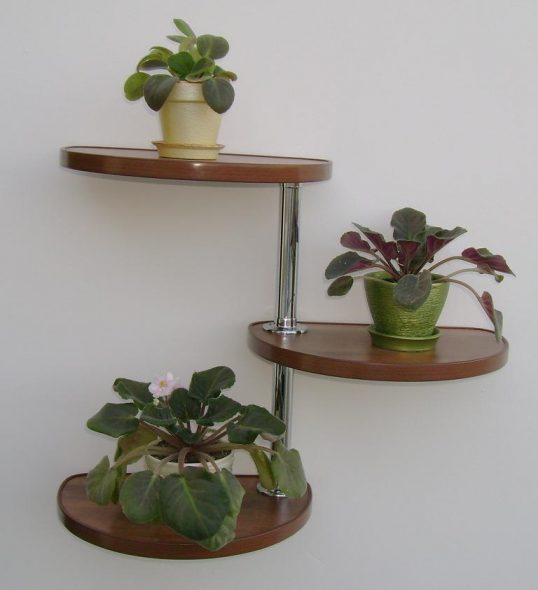 رفوف محمولة على الزهور