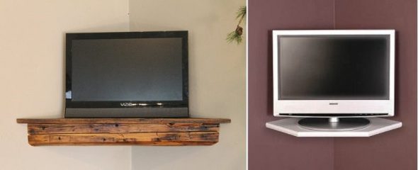 عينات من الرفوف للتلفزيون