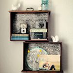 أرفف أصلية من الأدراج