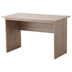 طاولة الكتابة باللون البني