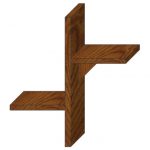 الجرف للزهور تفعل ذلك بنفسك من الخشب