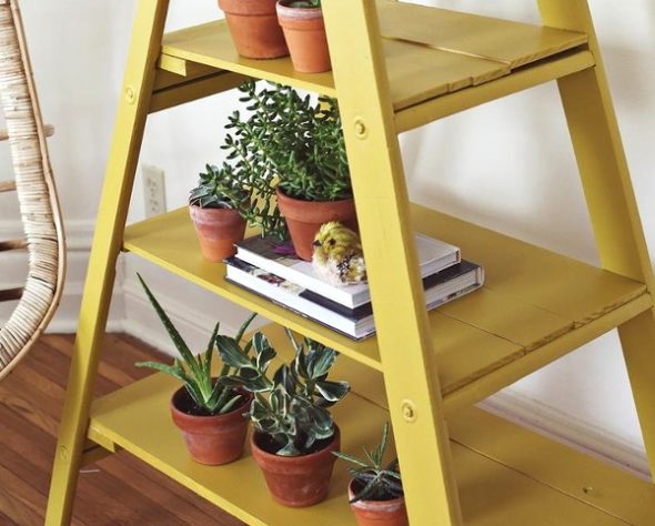 أرفف للزهور تفعل ذلك بنفسك