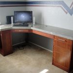 سطح طاولة خرساني لمكتب الكتابة