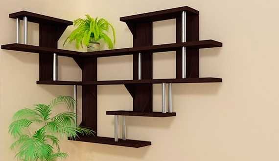 رفوف الزاوية تفعل ذلك بنفسك