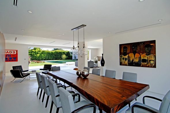 أفكار طاولة خشبية الصورة