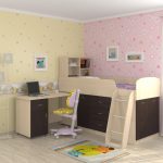 سرير الأطفال العلية مريحة