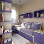 يمكنك استخدام سرير مع أدراج لتخزين أشياء مختلفة