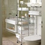 رفوف أرضية للحمام