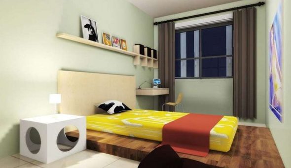 أرفف الحائط لغرفة النوم