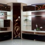 جدران الزاوية في صورة غرفة المعيشة