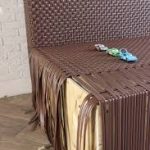 أريكة الروطان تفعل ذلك بنفسك