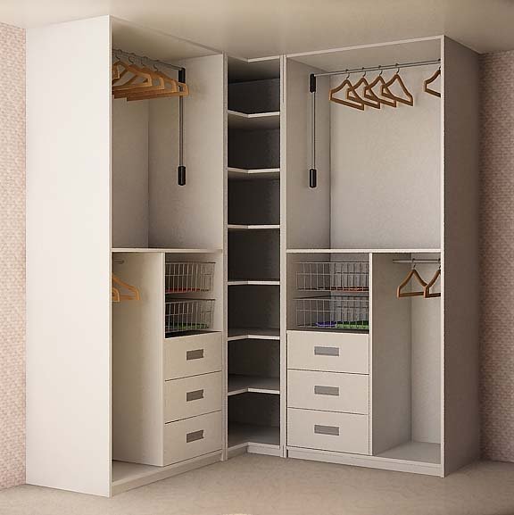 إذا لم يكن هناك مساحة كافية لخزانة ملابس طويلة