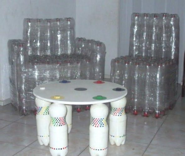 Cách làm ghế chai