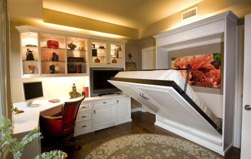 سرير مع رفع آلية زائد