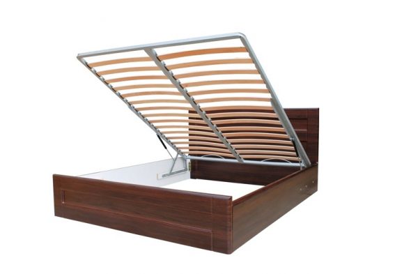 السرير مع آلية الرفع (رفع الغاز)