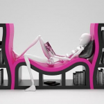 قطعة غير عادية من الأثاث في شكل جميل