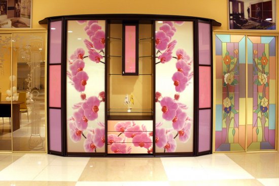 خزائن انزلاقية مع طباعة الصور