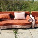 منجد أثاث البلد ، مصنوعة باليد