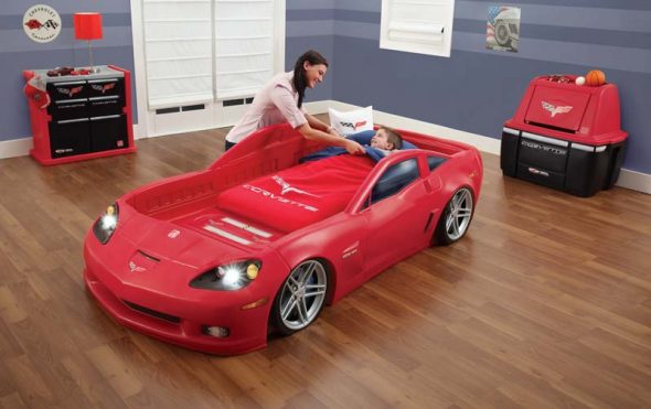 غرفة الأطفال للفرسان في المستقبل