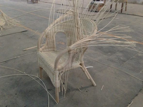 الصورة الروطان الأثاث النسيج