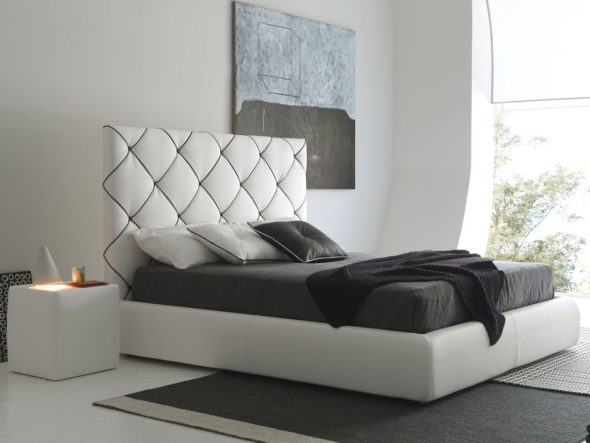 الهندسة في المناطق الداخلية من غرفة النوم