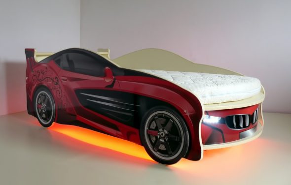 كراسنايا-detskaya-mashina-ق-podsvetkoj