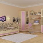 غرفة تصميم لطيف للفتيات
