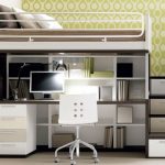 زاوية مفروشة لغرفة نوم مراهق